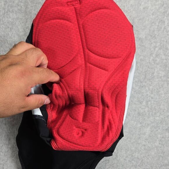 Pactimo Cycling Bib Medium Africa flag Padded shorts - Picture 8 of 9